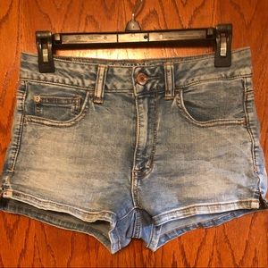 American Eagle Outfitters High Rise Shortie Shorts